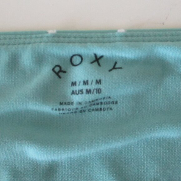 ROXY Bikini Bottom Strappy Sides Jade Medium - Picture 5 of 12